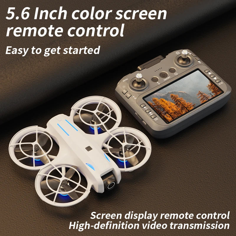 New L105 PRO Drone 8K HD Dual Camera Brushless Optical flow Positioning UAV LCD Remote Control Quadcopter Children Toy Gifts