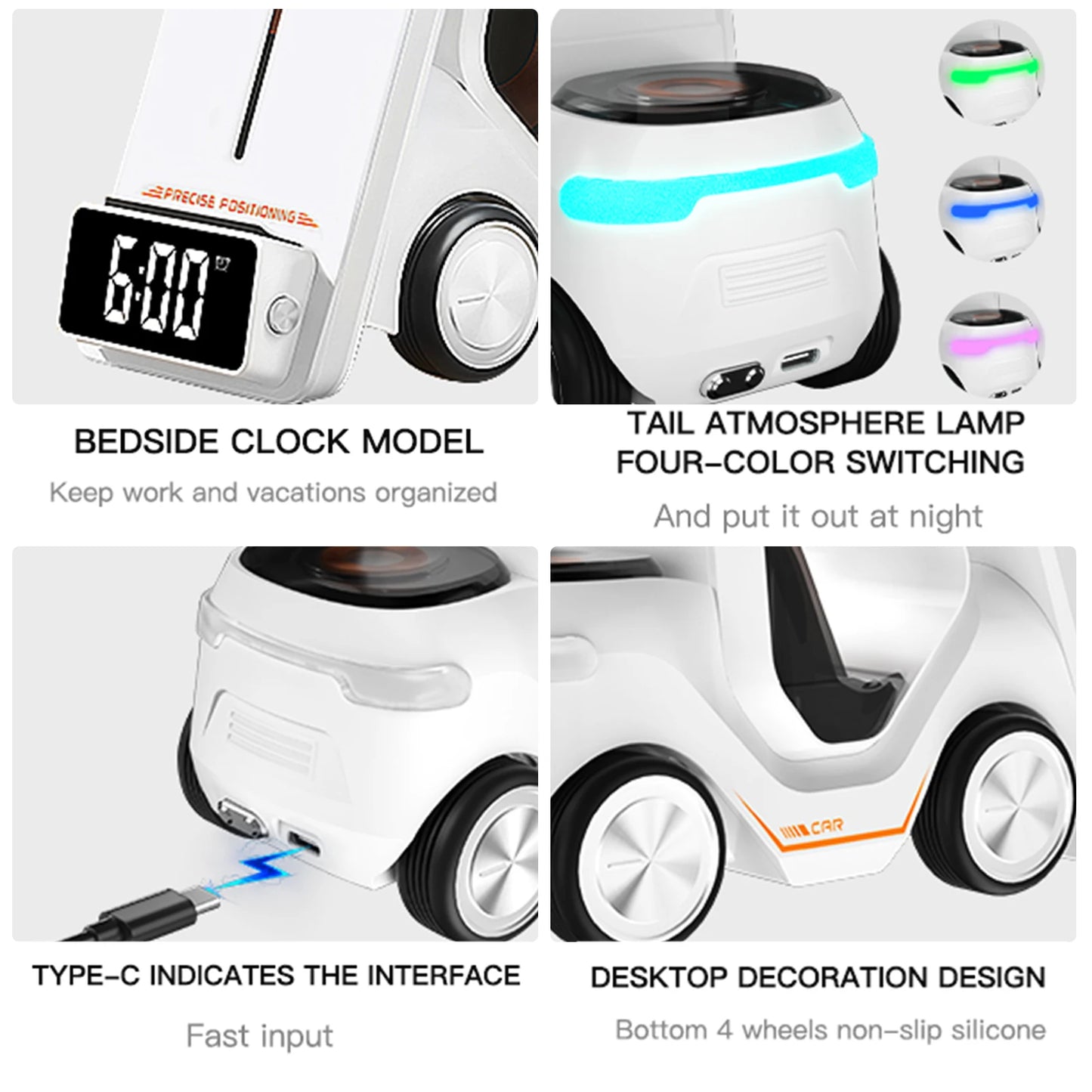 Wireless Charger Stand 5 In 1 Alarm Clock For IPhone 15 14 13 12 Pro Max 8 X XS XR iWatch 8 7 6 5 Airpods Fast Charging Station