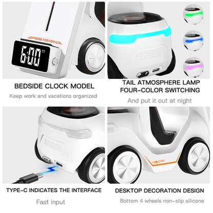 Wireless Charger Stand 5 In 1 Alarm Clock For IPhone 15 14 13 12 Pro Max 8 X XS XR iWatch 8 7 6 5 Airpods Fast Charging Station