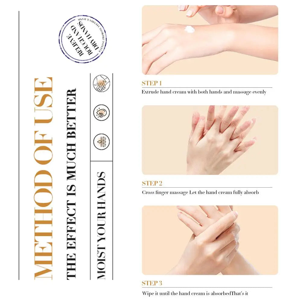 Collagen Anti-wrinkle Hand Cream Skin Soften Nourish Anti-drying Whitening Moisturizing Korean Skin Care Cracked Repair Products