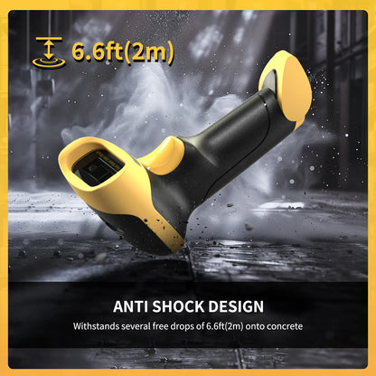 Lecteur de codes-barres 2D sans fil Bluetooth NETUM L8BLPro, lecteur de codes QR, PDF417, détection automatique pour la lecture de codes-barres en point de vente