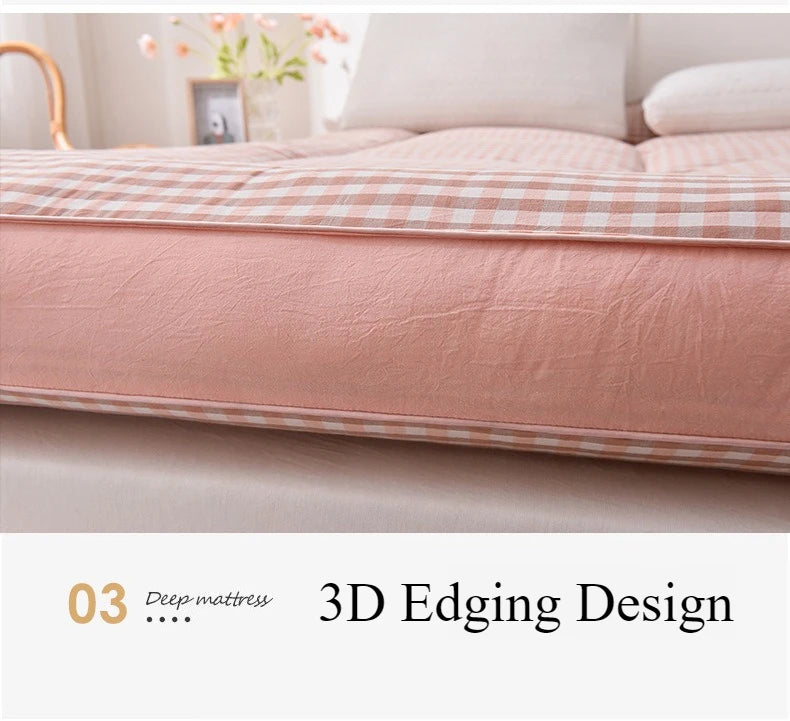 NewestFoldable Lightweight Portable Sleeping Pad/Tatami Mat Japanese Futon Mattress  Soft Fabric,Easy Storage & Travel Mattress