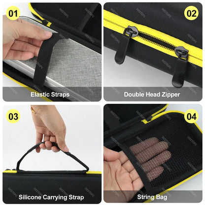 Mini Portable A4 Printer Handbag Storage Case Made Of EVA Large Capacity for A40 Tattoo Printer Peripage Travelling Carry Bag