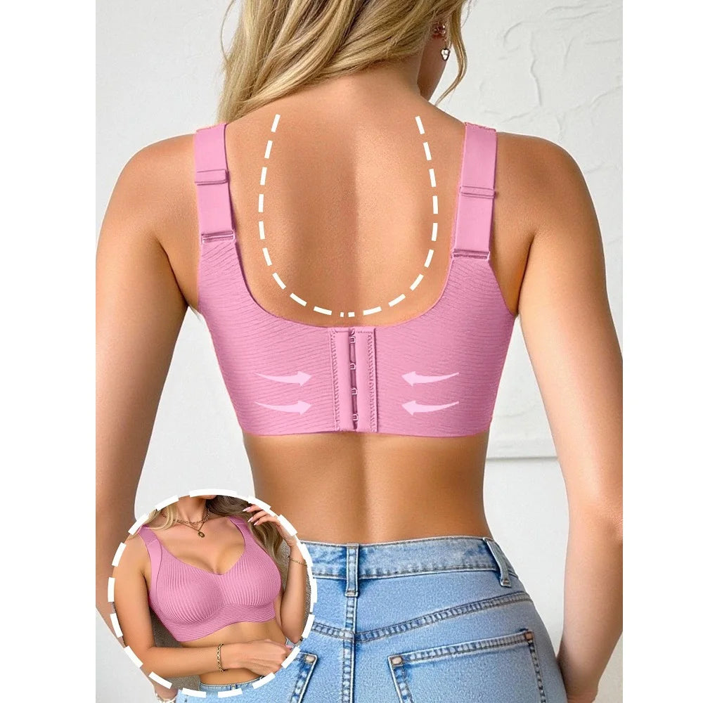 Bras for Women Full Cup Seamless Push up Female Underwear Adjustable Stretch Shoulder Straps Skin Friendly Bralette