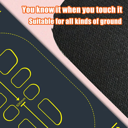 Tapis de yoga pour hommes et femmes, antidérapant et amortissant, idéal pour le Pilates à domicile et les exercices au sol.