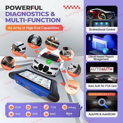 Autel MaxiIM IM508S IMMO Key Programming Diagnostic Tools Auto OBD2 Programmer Scanner All Systems 2 Years Free Update PK KM100