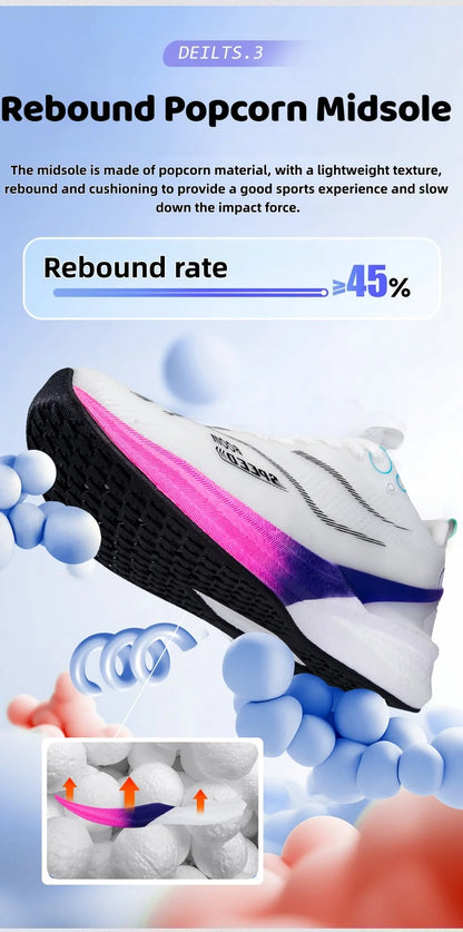 2025 Men's And Women's Professional Carbon Board Marathon Running Shoes Shock Absorption Ultra-light Stable Support Sports Shoes