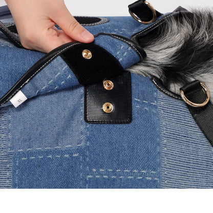 Pet Backpack for Dogs Breathable Pet Harness for Small Medium Large Dogs Portable Cycling Dog Carrier