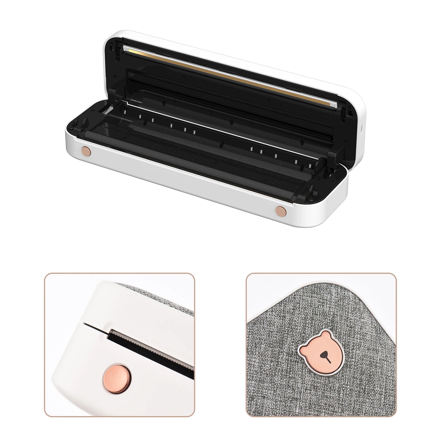 PeriPage A40 A4 Paper Printer Direct Thermal Transfer Wirless Mobile Photo Printer USB BT Connection For 2''/3''/4'' Paper Width