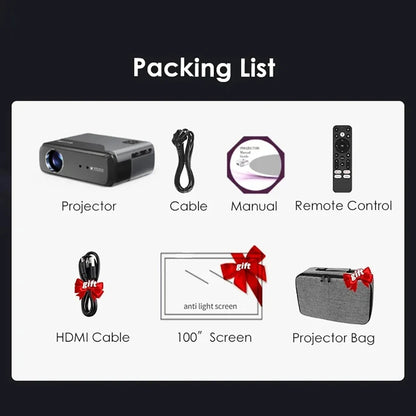 projector Portable 4K UHD HDR10 Home cinema Movie Google TV certified Gaming Outdoor MEMC Dust proof