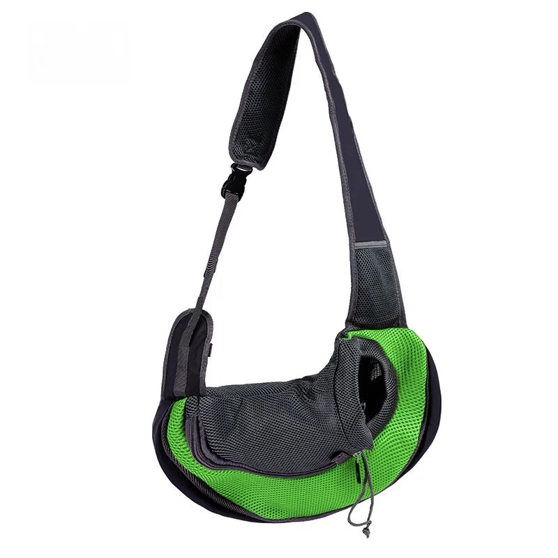Pet backpack, portable shoulder bag for travel, hands-free outdoor crossbody bag suitable for cat and dog pet supplies