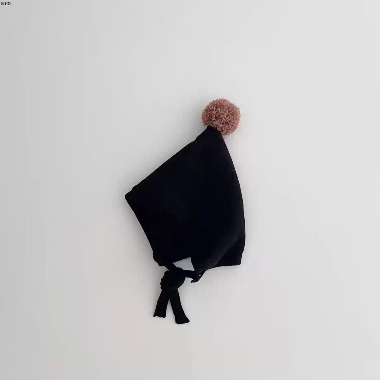 Winter Pompom Baby Hat Cute Cartoon Newborn Knitted Cap Autumn Warm Woolen Kids Boy Girl Ear Protection Hats