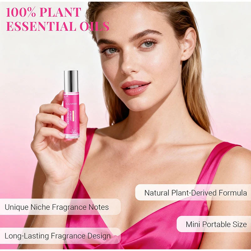 Pheromones Perfume For Women To Attract Men,Long Lasting Roll On Scent,Fruity Floral Eau De Parfum,Jasmine/Violet/Musk Fragrance