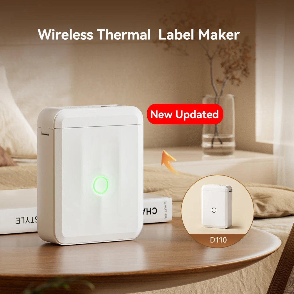 Niimbot D11 D110 D101 H1S Mini Thermal Printer Pocket Label Maker USB Bluetooth Label Stick Printer Inkless DIY Name Price Tag