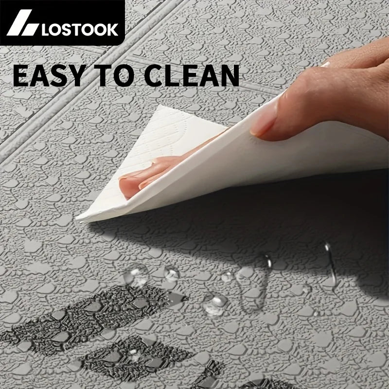 Tapis de yoga pliable et pratique, antidérapant, épais et large, pour le fitness à domicile et en extérieur, ainsi que pour la beauté et le sport.