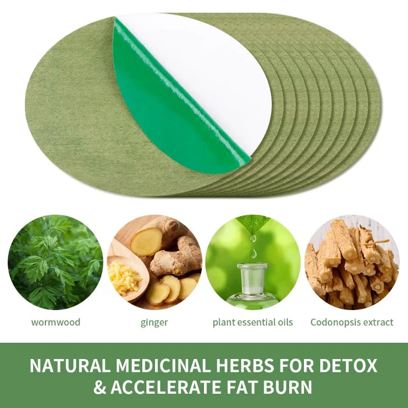 10/20/30pcs Mugwort Burns Fat Eliminates Dampness Reduces Belly Fat Warm Knee Patch Acupuncture Patch Fitness Running Heat Patch