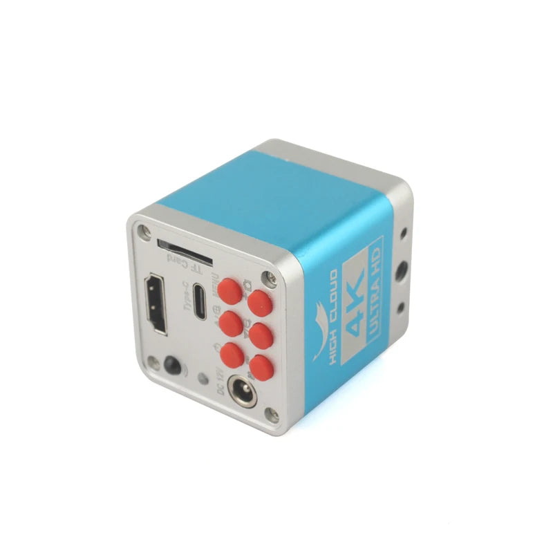 55MP 48MP 4K 1080P HDMI USB Video Microscope Camera 1-130X Infinitely Far C Mount Lens LED Light for Digital Image Acquisition