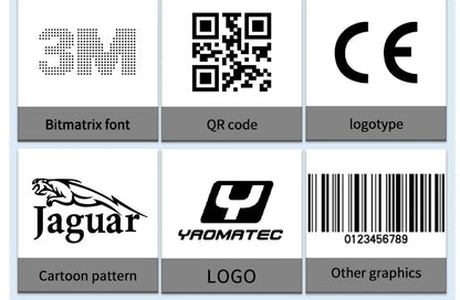 Include cartridge: S1730 12.7MM printing gun batch coding machine logo code printer expiry date portable handheld inkjet printer