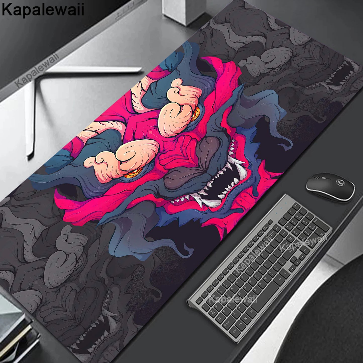 Oni Mouse Pad Gaming Mousemat Large Desk Mat Pc Gamer Accessoires Mousepad Speed Keyboard Pads XXL 900x400 Keyboard Mousepad