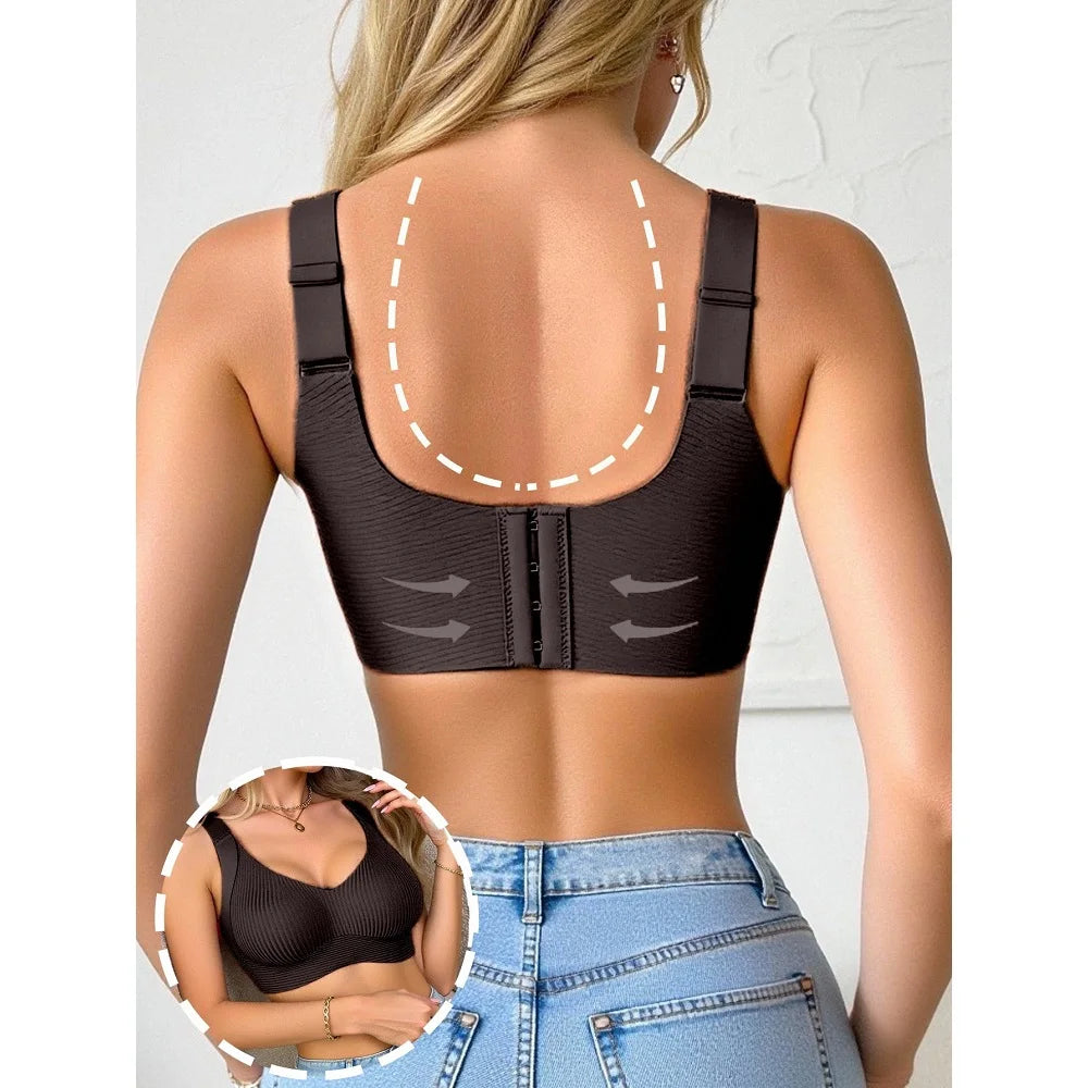 Bras for Women Full Cup Seamless Push up Female Underwear Adjustable Stretch Shoulder Straps Skin Friendly Bralette