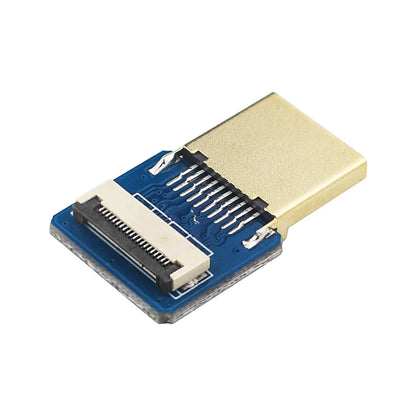 HDMI-Compatible Connector Flex Flat Cable for Raspberry Pi 4 Micro Mini HDMI-Compatible 20pin FFC 10 20 50cmRibbon FPV Orange Pi