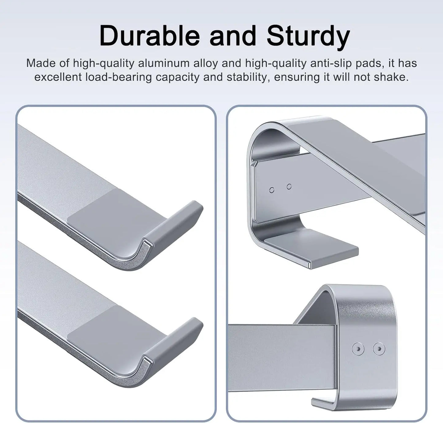 Aluminum Laptop Cooling Stand Riser Desk for Macbook Pro Air Dell HP Lenovo Notebook Computer Holder Bracket Support Accessories