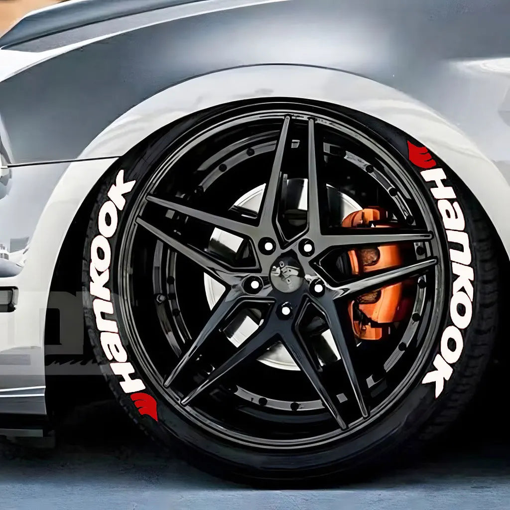 Hankook Universal 3D Auto Waterproof Tire Sticker Car Wheel Rubber Conjoined Lettering Decals Accessories