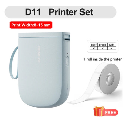 Niimbot D11 D110 D101 H1S Mini Thermal Printer Pocket Label Maker USB Bluetooth Label Stick Printer Inkless DIY Name Price Tag