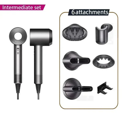 2025 Super Hair Dryer 220V Leafless Hair Dryer Personal Hair Care Styling Negative Ion Tool Schedule Negative Ion Electric Dryer