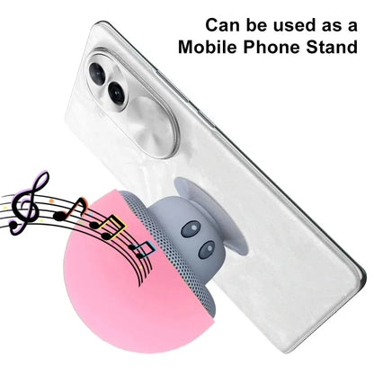 Enceinte Bluetooth sans fil de haute qualité avec caisson de basses et ventouse, portée de 9 mètres. Idéale pour le vélo, les pique-niques et les activités de plein air.