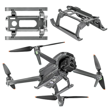 Landing Gear Foldable Extended Leg Protector Heighten Quick Release Extender Legs Feet Landing Legs Stand for DJI Air 3S/Air 3