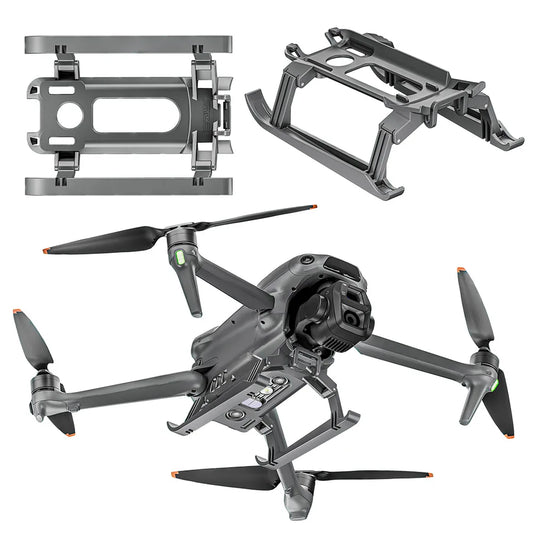 Landing Gear Foldable Extended Leg Protector Heighten Quick Release Extender Legs Feet Landing Legs Stand for DJI Air 3S/Air 3
