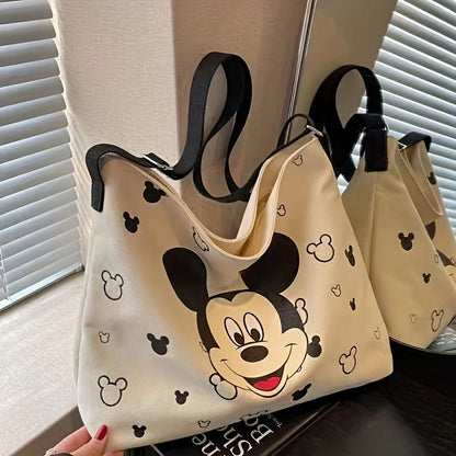 Cute Mickey Bag Ladies and Students with Tote Shoulder Handbag Large Capacity Academic Travel Beach Vacation Storage Gift Ideas