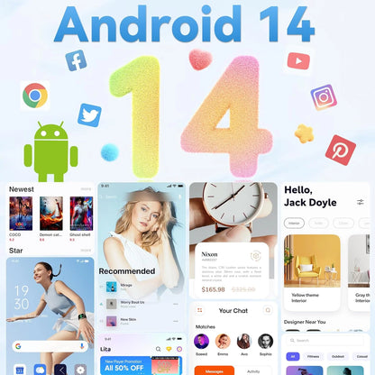 Smartphone Android 4G OUKITEL C57S - 14 Go - 8 Go (2 + 6) RAM / 64 Go ROM - Écran 6,52" - Appareil photo 13 MP - Batterie 4300 mAh - Téléphone abordable - Double SIM