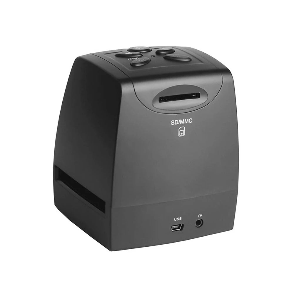 Scanner portable de films négatifs, convertisseur de diapositives 35/135 mm, visionneuse d'images numériques avec écran LCD 2,4 pouces et logiciel de retouche intégré