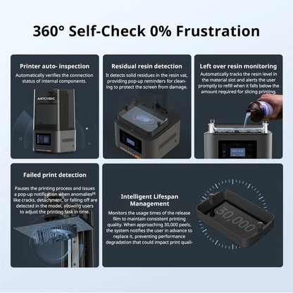 PRESALE ANYCUBIC Photon Mono 4 Ultra V2 3D Printer 10K 7'' high-definition screen UV Resin 3D Printing Size 236mmx231mmx430mm