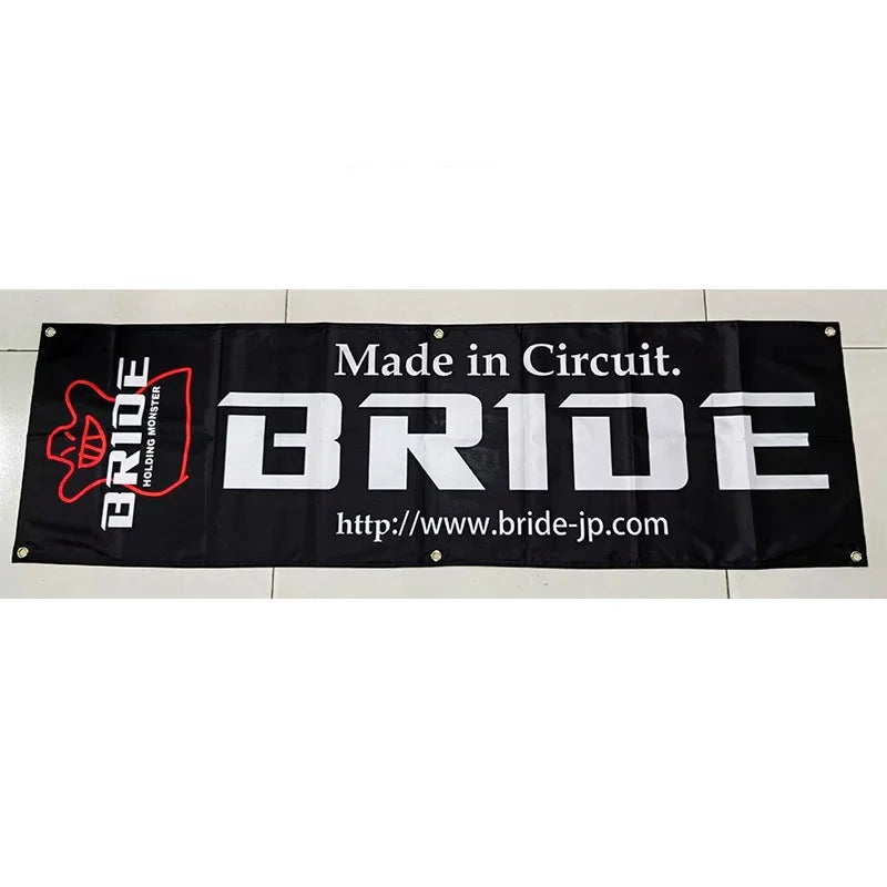 130G 150D Material Bride Black Flag Banner 1.5ft*5ft (45*150cm) Size Custom Any Size Any Logo Flying and Hanging Flags
