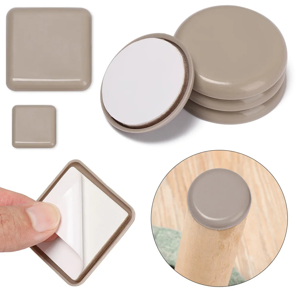 Lot de 4 patins de protection pour pieds de meubles, anti-rayures, pour déplacer facilement les meubles lourds. Tapis de déménagement épais et anti-abrasion pour protéger vos sols.