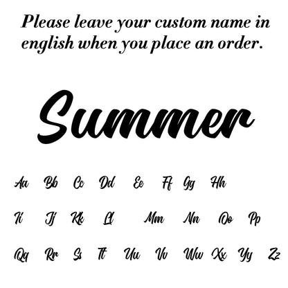 Sipuris Custom Name Necklace Women Jewelry Stainless Steel Golden Choker Cuban Chain Heart Ribbon Nameplate Pendant Necklace