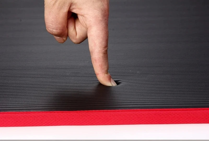 Tapis de yoga extra épais de 10 mm pour débutants, antidérapants, pour la salle de sport, le fitness, le Pilates et la méditation, et pour l'entraînement à domicile.