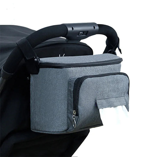 Sac à langer imperméable grande capacité pour maman, sac de voyage multifonctionnel pour la maternité et la poussette. Organisateur pour poussette.