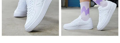 Xtep Skateboarding Shoes Non-Slip Wear-Resistant Casual White Couple Skate Sneakers Male Female Luxury Brand Shoes 881219319851
