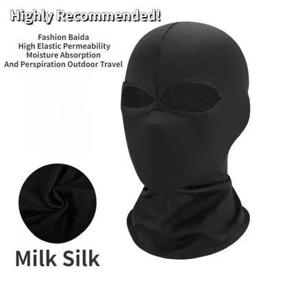 2pcs New Black Cosplay Full Mask Thin Adult Kids Hood Cosplay Prop Halloween Costumes Breathable Cosplay Head Cover