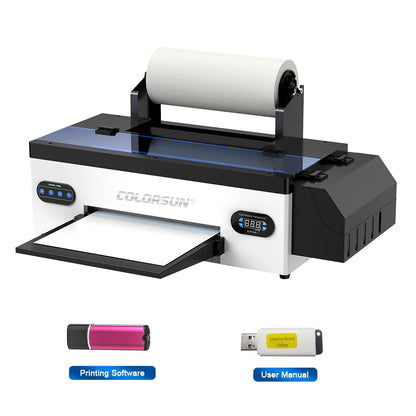 Colorsun A3+R1390 DTF Printer T-shirt Transfer Printing Machine Impresora a3 dtf Printers For T-Shirt Hoodies Bags Sweatshirt