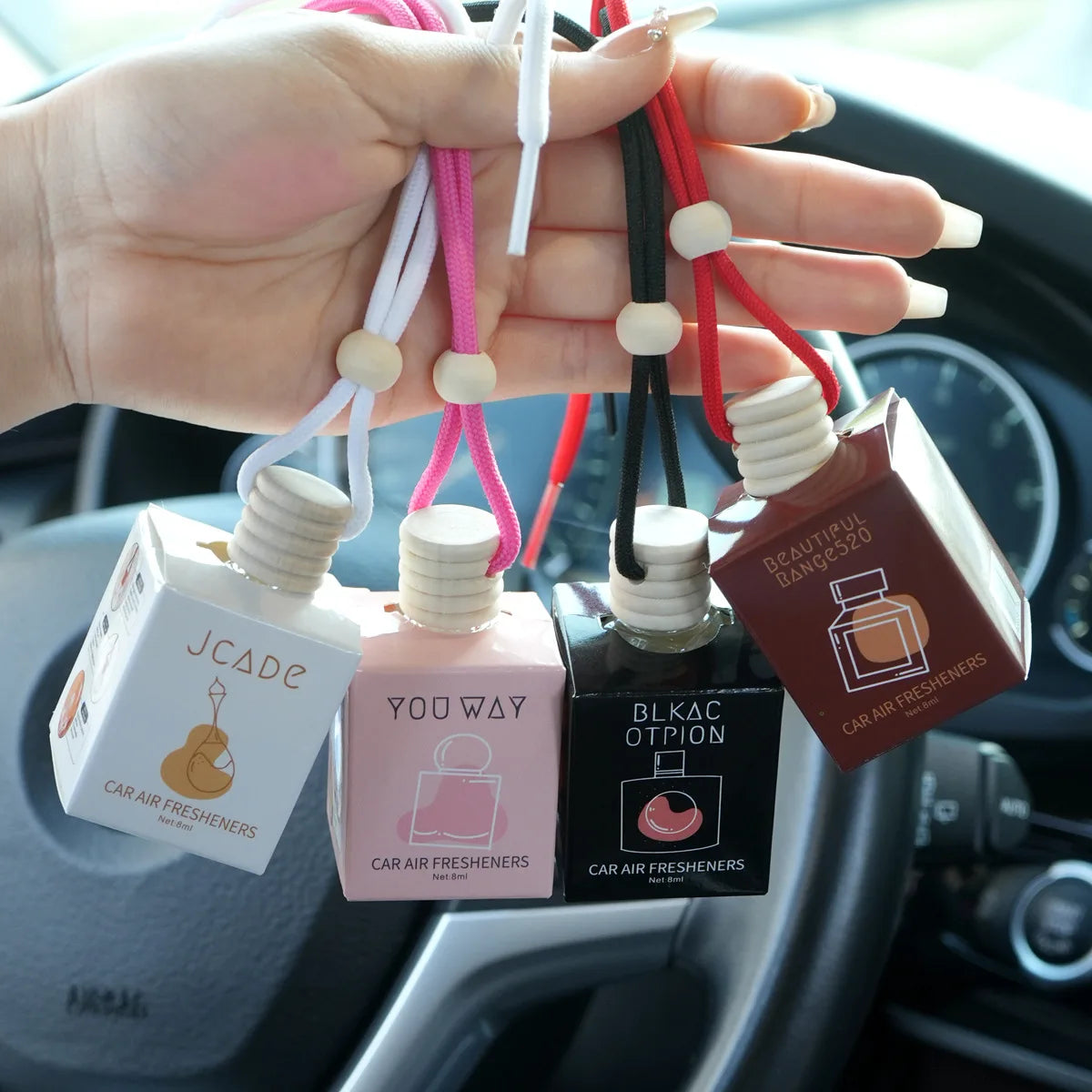 Car Air Freshener, Long Lasting Fragrance, Suitable for Car, Home, Office, Bathroom, Bedroom, Car Interior Aromatherapy