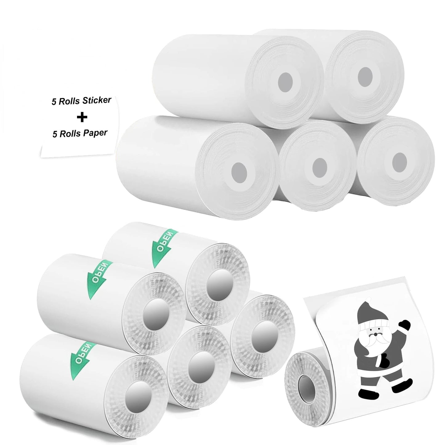 X6 Mini Pocket Sticker Printer Bluetooth Wireless Connection Portable Sticker Maker for Learning Note Journal DIY Work and Photo