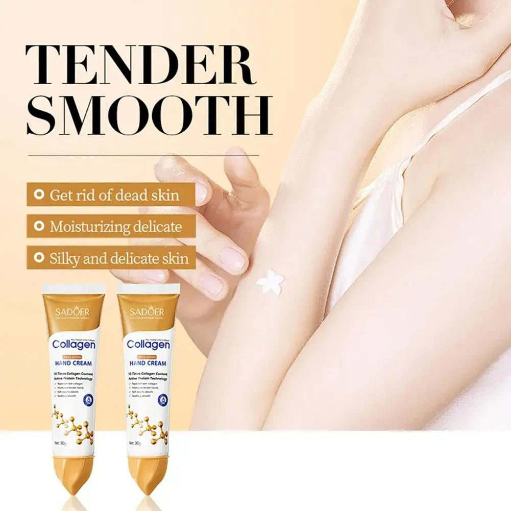 Collagen Anti-wrinkle Hand Cream Skin Soften Nourish Anti-drying Whitening Moisturizing Korean Skin Care Cracked Repair Products
