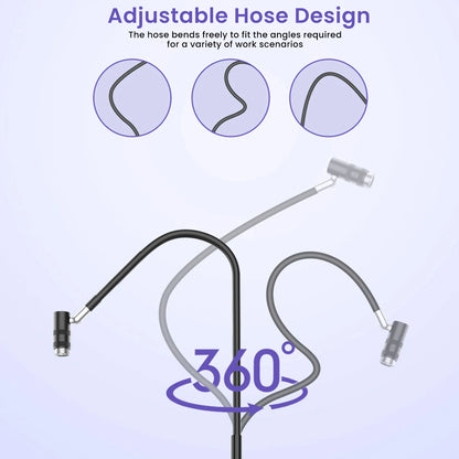 170cm Floor Standing Professional Nail UV Lamp Nail Dryer Stand 6W 5 Levels UV Lash Light Nail Tech Glue Lamp Foot Switch