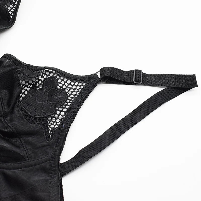 Bras For Women Embroidery Underwire  Sexy Bra Female Underwear Bralette Lingerie BH Top A B C D Cup