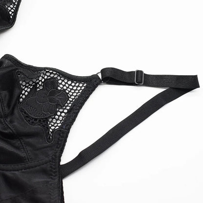 Bras For Women Embroidery Underwire  Sexy Bra Female Underwear Bralette Lingerie BH Top A B C D Cup